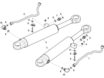 Silinder hidrolik JOHN DEERE