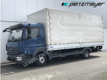 Truk dengan terpal samping MERCEDES-BENZ Atego 818