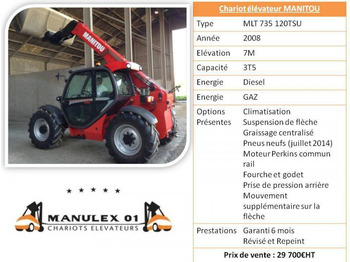 Telehandler Manitou MLT735 120LSU Turbo: gambar 2