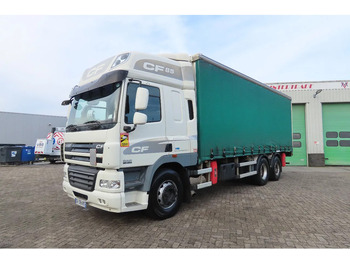 Truk dengan terpal samping DAF CF 85.460 EVV, 6x2, 583186 km (France truck). TOP condition: gambar 2