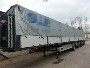 Semi-trailer dengan terpal samping NÄRKO