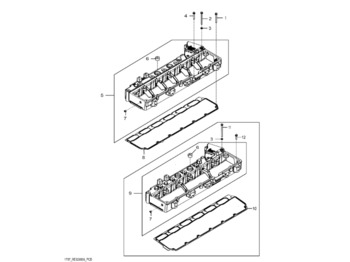 Manifold masuk JOHN DEERE