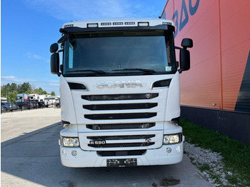 Truk sasis Scania R 580 8x4*4 LOW MILEAGE ! / PTO / 9 TON FRONT AXLE / RETARDER / FULL AIR: gambar 4