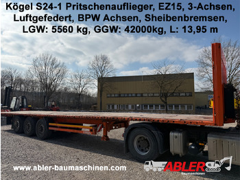 Semi-trailer flatbed KÖGEL