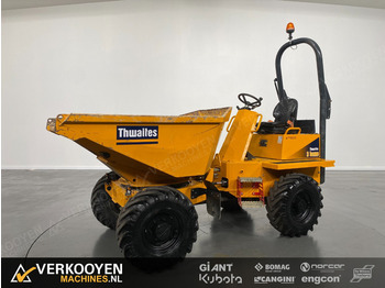 Tempat sampah Thwaites 3 Tonne Swivel Hydrostatic Dumper 580uur: gambar 2