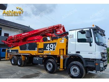 Truk pompa beton PUTZMEISTER Mercedes-Benz 4141 Putzmeister 49.5M 【ACHIEVE】TOP CONDITION!!!: gambar 5