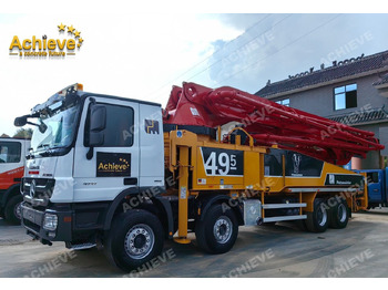 Truk pompa beton PUTZMEISTER Mercedes-Benz 4141 Putzmeister 49.5M 【ACHIEVE】TOP CONDITION!!!: gambar 4