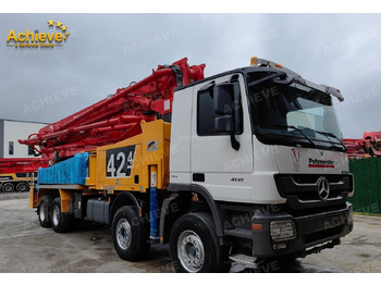 Truk pompa beton PUTZMEISTER Mercedes-Benz Actros 4141 concrete pumpM42-4R 170 m³【ACHIEVE】TOP CONDITION!!!: gambar 5