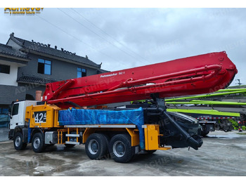 Truk pompa beton PUTZMEISTER Mercedes-Benz Actros 4141 concrete pumpM42-4R 170 m³【ACHIEVE】TOP CONDITION!!!: gambar 3