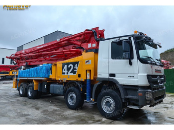 Truk pompa beton PUTZMEISTER Mercedes-Benz Actros 4141 concrete pumpM42-4R 170 m³【ACHIEVE】TOP CONDITION!!!: gambar 4