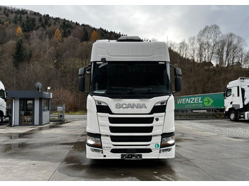 Truk dengan terpal samping Scania R410 6x2 // Retarder // Automat // 7,7 // Dach Podnoszony // Oś podnoszona //: gambar 3