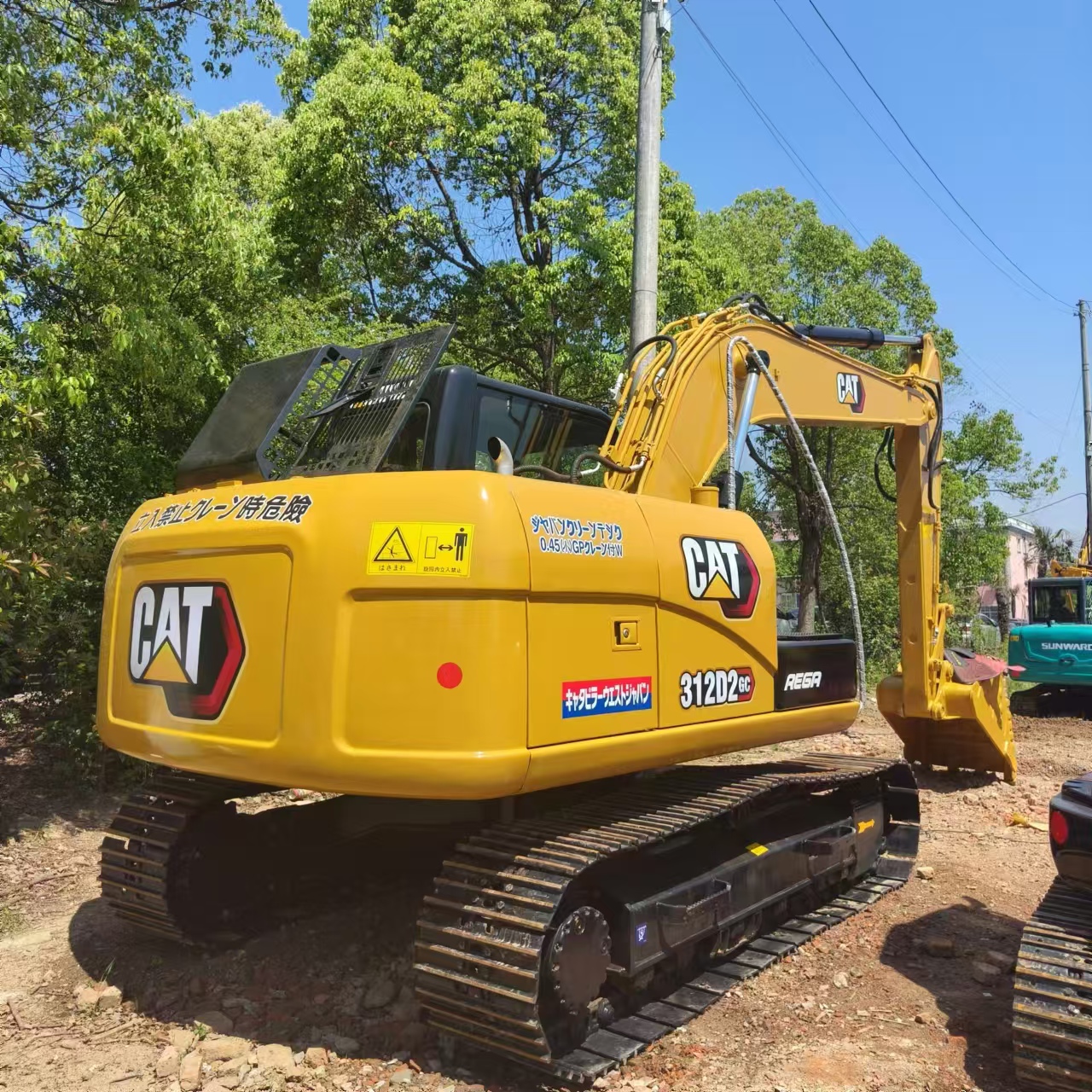 Ekskavator perayap CATERPILLAR 312