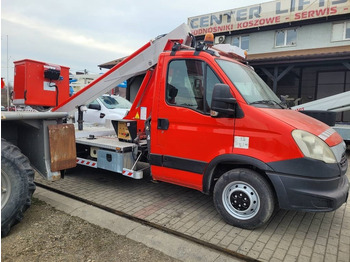 Platform udara yang dipasang di truk Multitel 160 Alu DS - Iveco Daily 35S11 - bucket truck boom: gambar 2