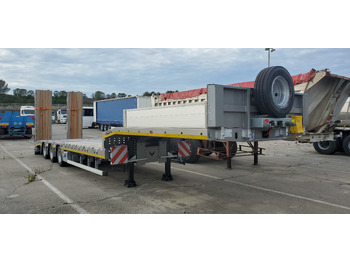 Semi-trailer low bed untuk pengangkutan mesin berat baru YALCIN 3 ESSIEUX STD: gambar 3