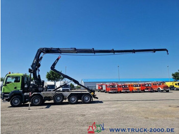 Hook lift, Truk derek MAN 41.480 10x4 Kran Hiab XS322-19m Höhe-10T/2.9m: gambar 5