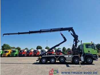 Hook lift, Truk derek MAN 41.480 10x4 Kran Hiab XS322-19m Höhe-10T/2.9m: gambar 3