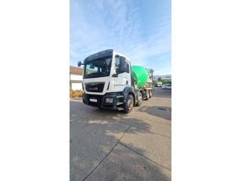 Truk pengaduk beton MAN TGS 32 400 B 8X4 9 m³ STETTER Betonmischer AP Achsen: gambar 2