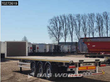 Semi-trailer flatbed baru Lecitrailer SR3E NEW! Liftachse Twistlocks: gambar 3