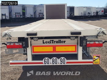 Semi-trailer flatbed baru Lecitrailer SR3E NEW! Liftachse Twistlocks: gambar 4