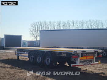 Semi-trailer flatbed baru Lecitrailer SR3E NEW! Liftachse Twistlocks: gambar 3