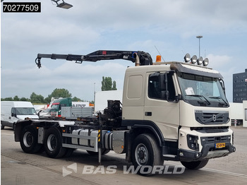 Hook lift, Truk derek Volvo FMX 460 6X4 X-Track 6x6 HMF1643 kran Crane Big-Axle Lenkachse Euro 5: gambar 3