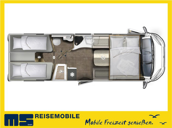 Mobil rumah terintegrasi Eura Mobil INTEGRA LINE 720 EF/180PS/EINZELBETTEN & HUBBETT: gambar 3