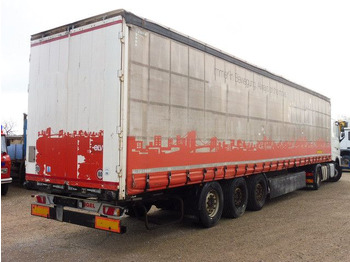 Semi-trailer dengan terpal samping Kögel SN 24, Edscha, SAF, Luftfederung, Palettenkasten: gambar 4