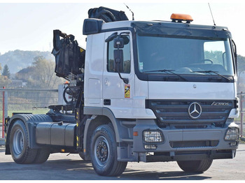 Tractor head Mercedes-Benz ACTROS 1844 * Sattelzugmaschine *HIAB 330-5/FUNK: gambar 4