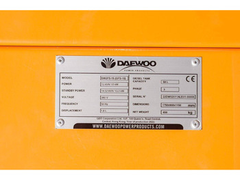 Genset baru Daewoo DAGFS-15: gambar 4