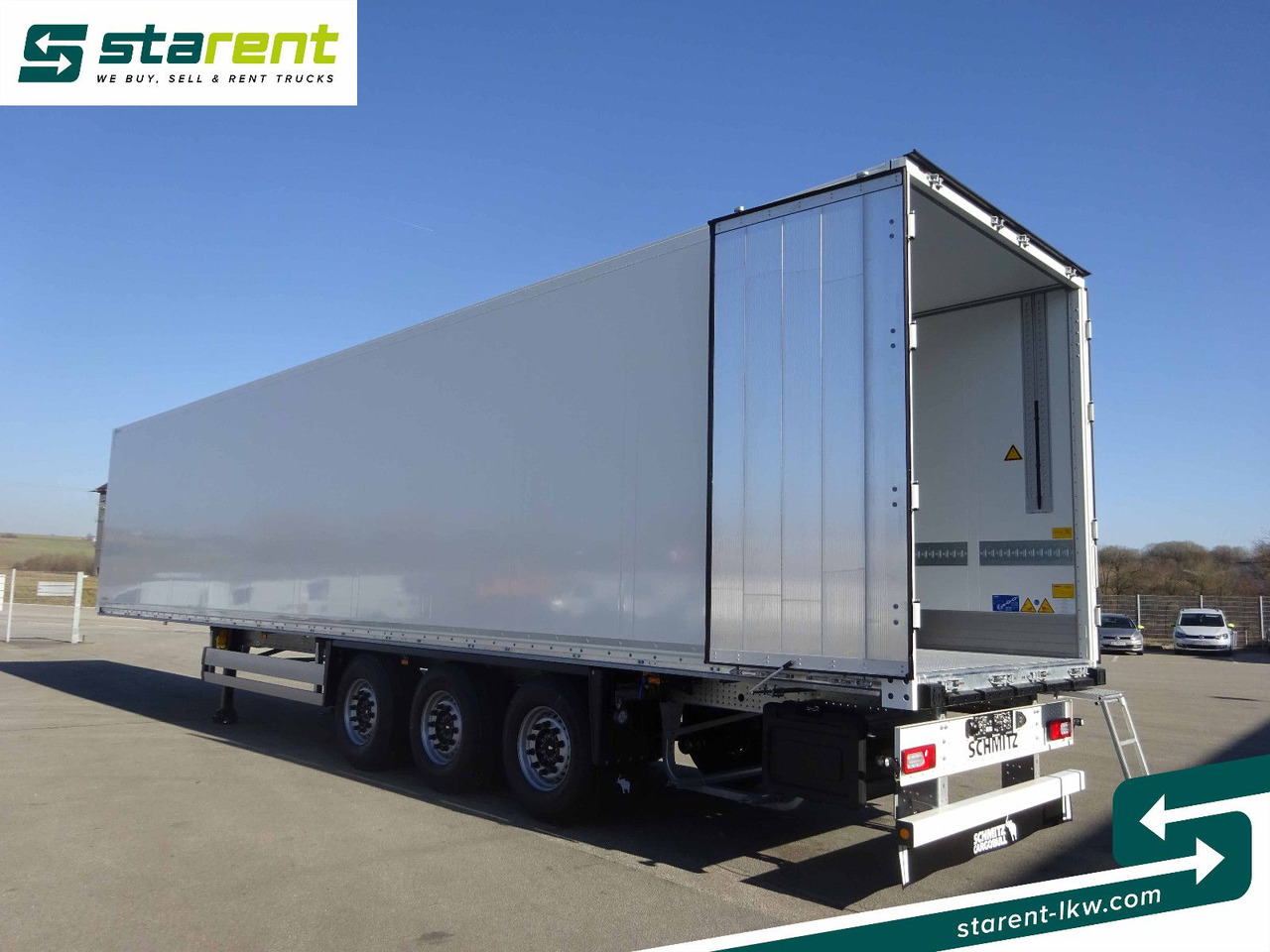 Semi-trailer kotak tertutup baru Schmitz Cargobull Trockenfrachtkoffer, Doppelstock, Liftachse, LED: gambar 9