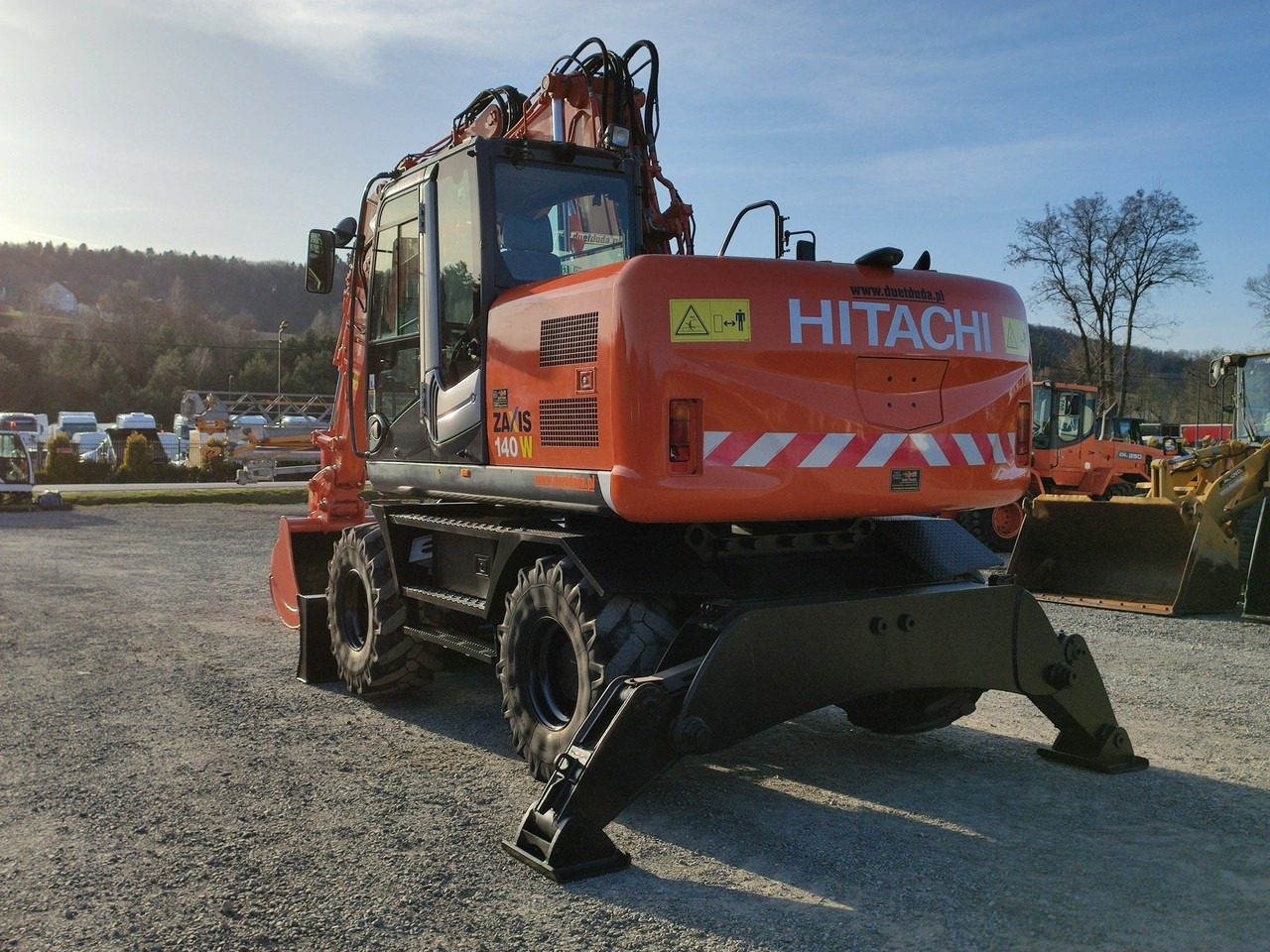 Ekskavator roda Hitachi ZX140 Koparka Kołowa: gambar 17