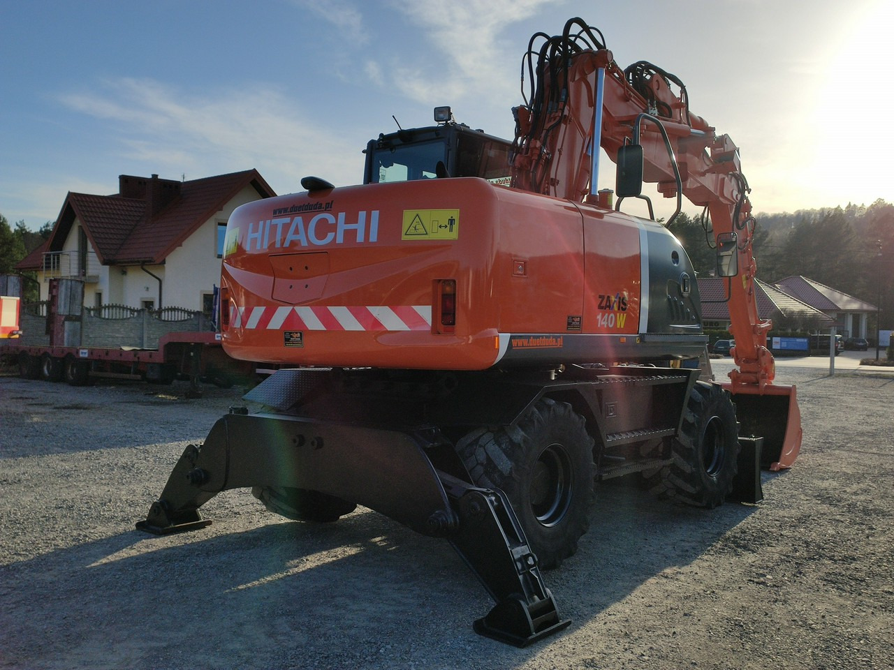 Ekskavator roda Hitachi ZX140 Koparka Kołowa: gambar 16