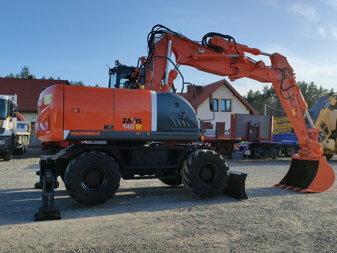 Ekskavator roda Hitachi ZX140 Koparka Kołowa: gambar 14