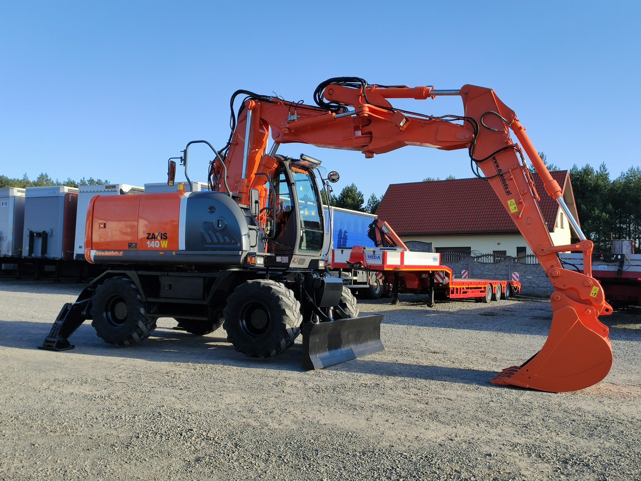 Ekskavator roda Hitachi ZX140 Koparka Kołowa: gambar 12