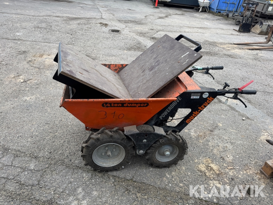 Tempat sampah Motorbør Muck-Truck 1/4 dumper: gambar 9