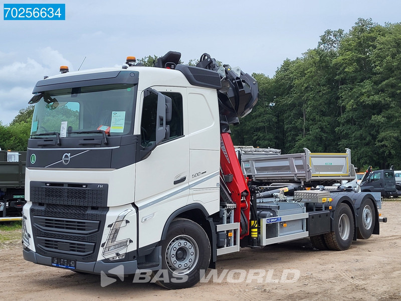 Hook lift, Truk derek baru Volvo FH 500 6X2 PENZ 15Z9.50E Crane Hyva 20T HOOK Euro 6: gambar 14