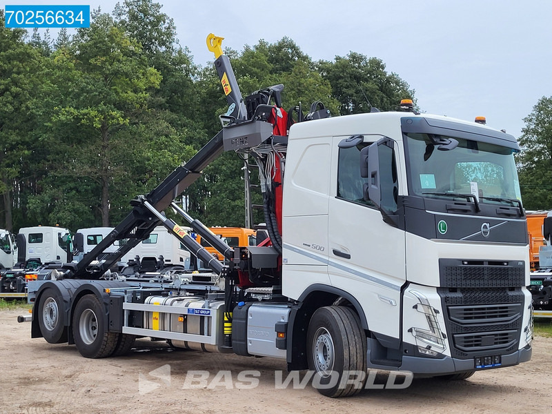 Hook lift, Truk derek baru Volvo FH 500 6X2 PENZ 15Z9.50E Crane Hyva 20T HOOK Euro 6: gambar 11