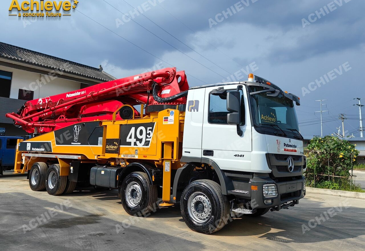 Truk pompa beton PUTZMEISTER Mercedes-Benz 4141 Putzmeister 49.5M 【ACHIEVE】TOP CONDITION!!!: gambar 28