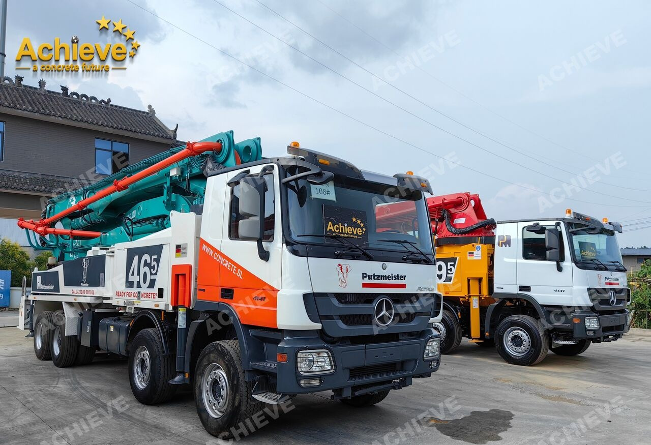 Truk pompa beton PUTZMEISTER Mercedes-Benz 4141 Putzmeister 49.5M 【ACHIEVE】TOP CONDITION!!!: gambar 24