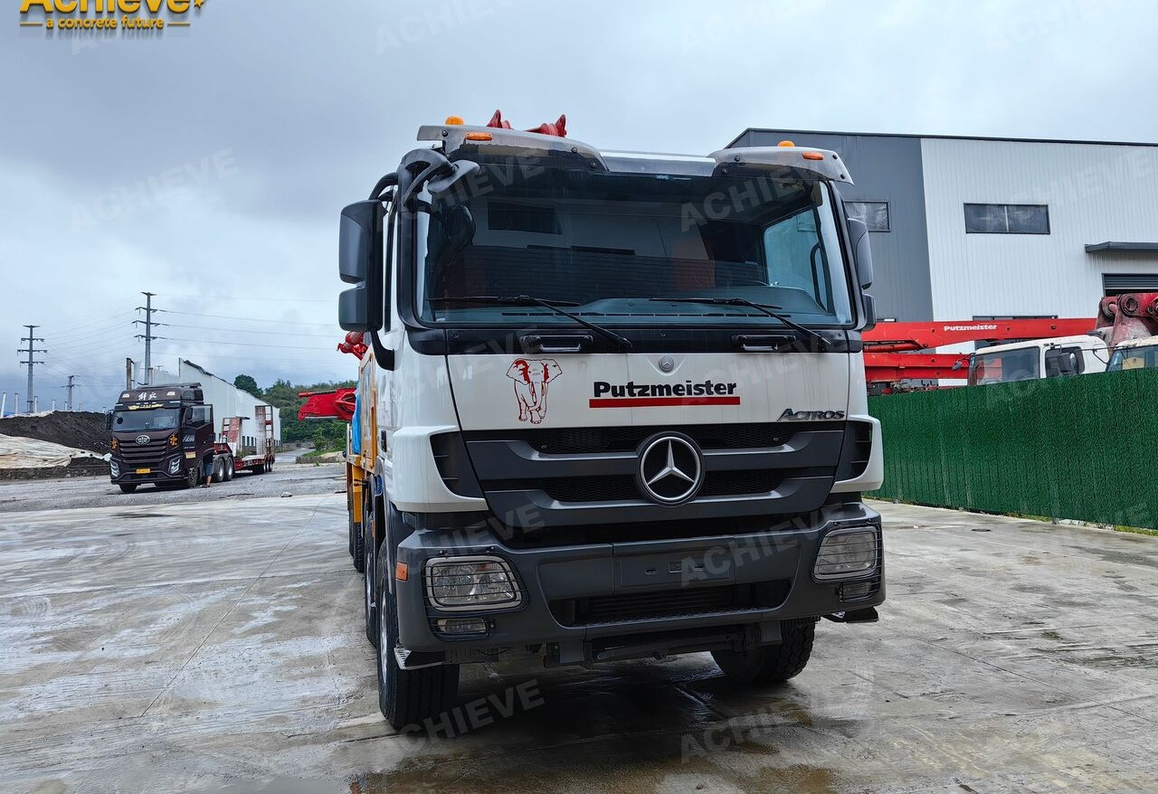 Truk pompa beton PUTZMEISTER Mercedes-Benz Actros 4141 concrete pumpM42-4R 170 m³【ACHIEVE】TOP CONDITION!!!: gambar 14