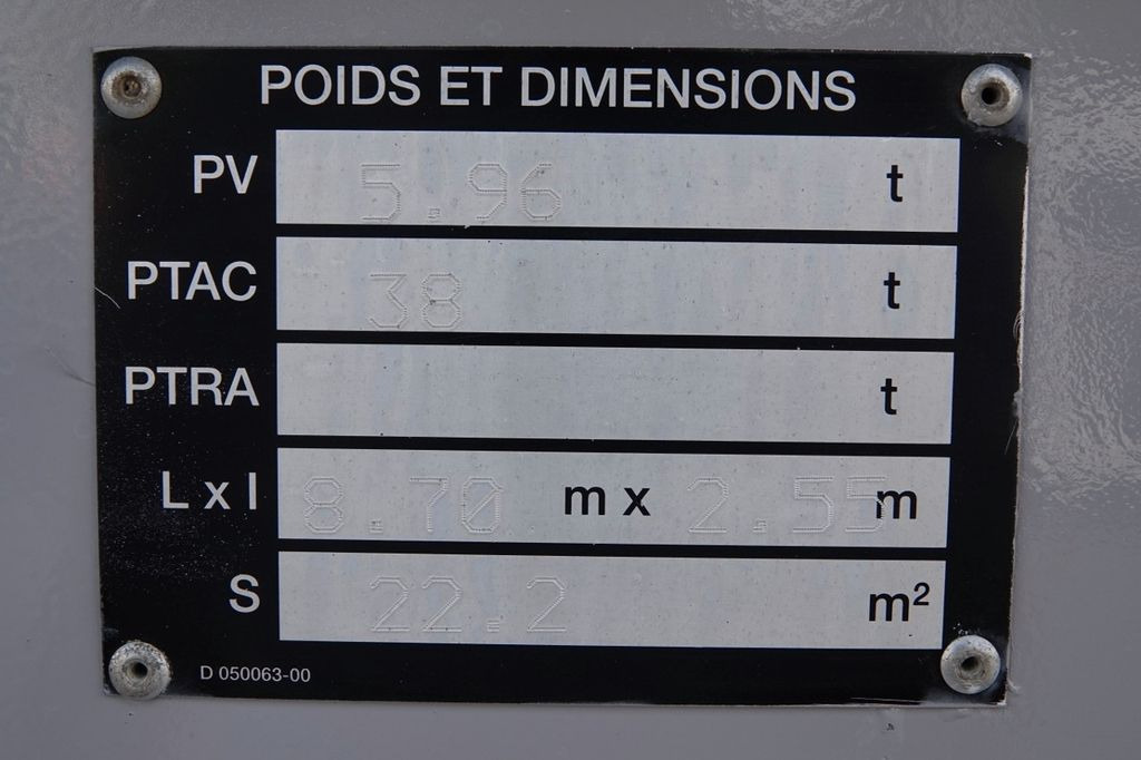 Semi-trailer dengan terpal samping Benalu WYWROTKA 27 m3 / STALOWA / RYNNA WANNA HP / oś p: gambar 17