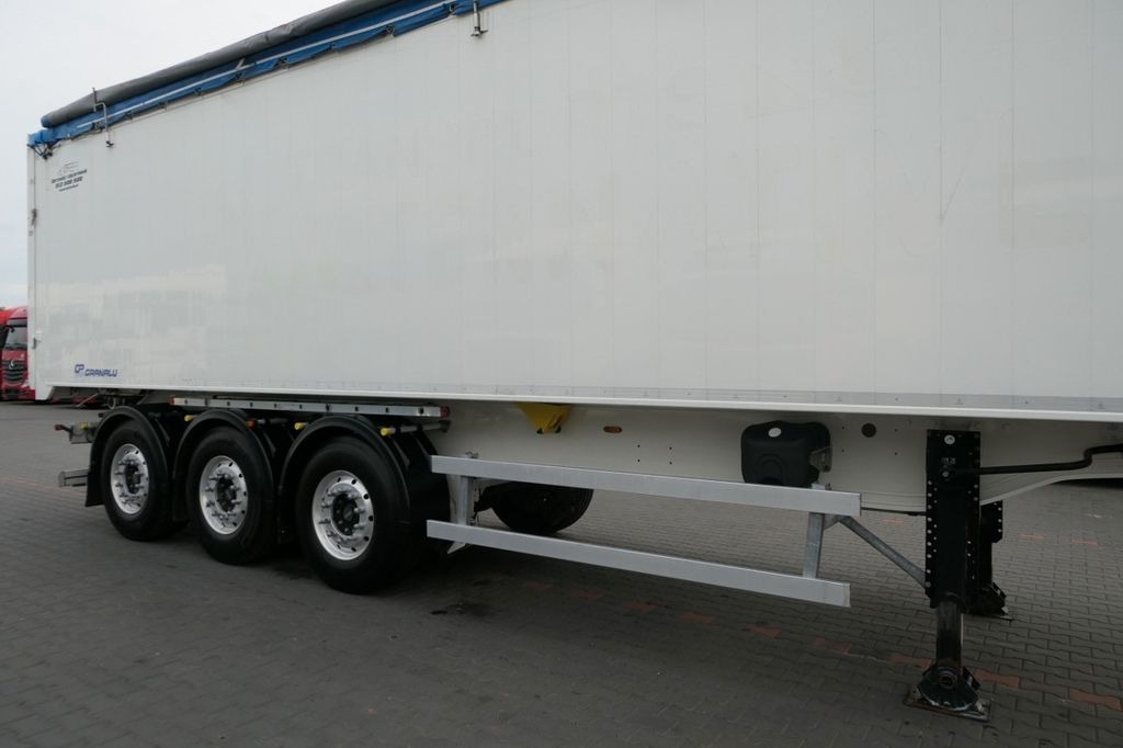 Semi-trailer dengan terpal samping Benalu WYWROTKA 59 m3 / ALUFELGI / 2021 ROK / MAŁO UŻYW: gambar 10