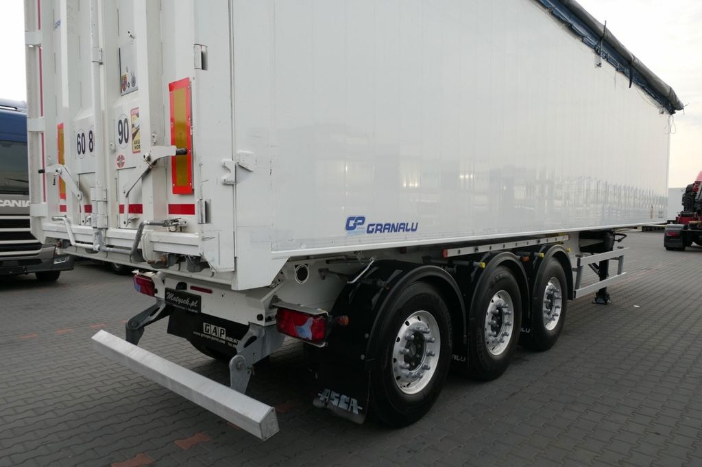 Semi-trailer dengan terpal samping Benalu WYWROTKA 59 m3 / ALUFELGI / 2021 ROK / MAŁO UŻYW: gambar 7