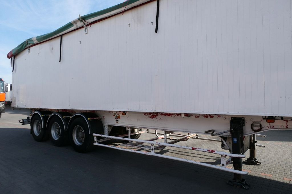 Semi-trailer dengan terpal samping Benalu WYWROTKA ALUMINIOWA / 75 M3 / KLAPO-DRZWI: gambar 8