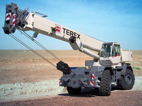 Derek bergerak baru Terex RT 1045: gambar 8