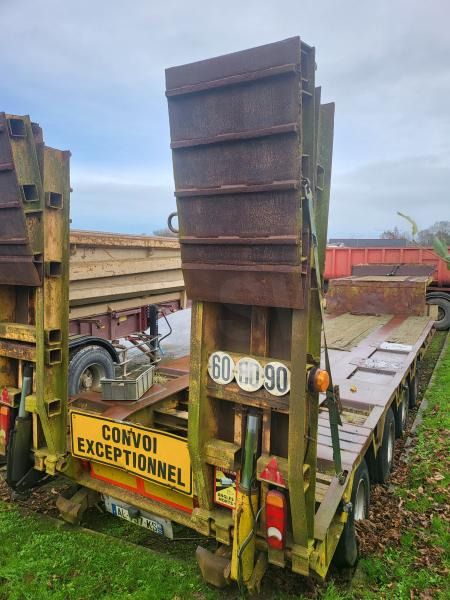 Semi-trailer low bed ACTM Porte Engins 4 Essieux: gambar 7