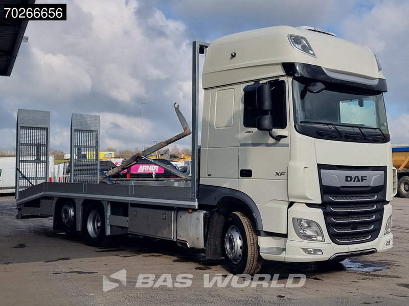 Truk pengangkut mobil DAF XF 480 6X2 Machine Transporter Retarder Lift+steering Axle ACC Euro 6: gambar 10