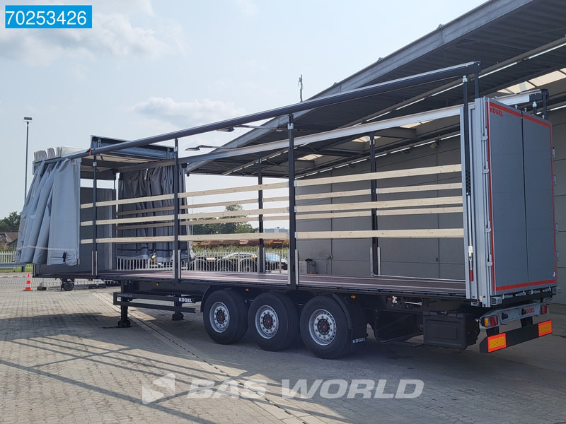 Semi-trailer dengan terpal samping baru Kögel S24-1 3 axles NEW HUBDACH Liftachse Lifting+ Sliding Roof: gambar 21