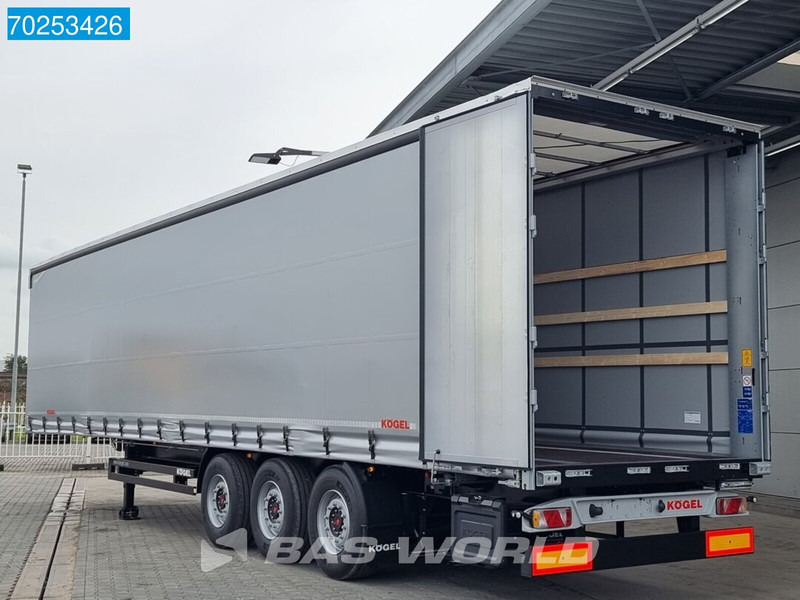 Semi-trailer dengan terpal samping baru Kögel S24-1 3 axles NEW HUBDACH Liftachse Lifting+ Sliding Roof: gambar 10