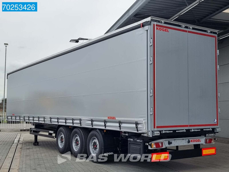 Semi-trailer dengan terpal samping baru Kögel S24-1 3 axles NEW HUBDACH Liftachse Lifting+ Sliding Roof: gambar 9